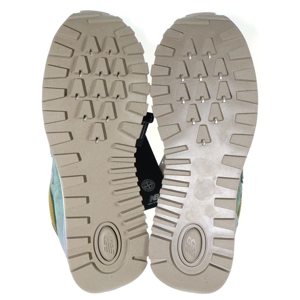 New Balance(ニューバランス) ×Stone Island 574LEGACY ストーンアイランド レガシー ブルー/イエロー US8/26cm U574LGTN