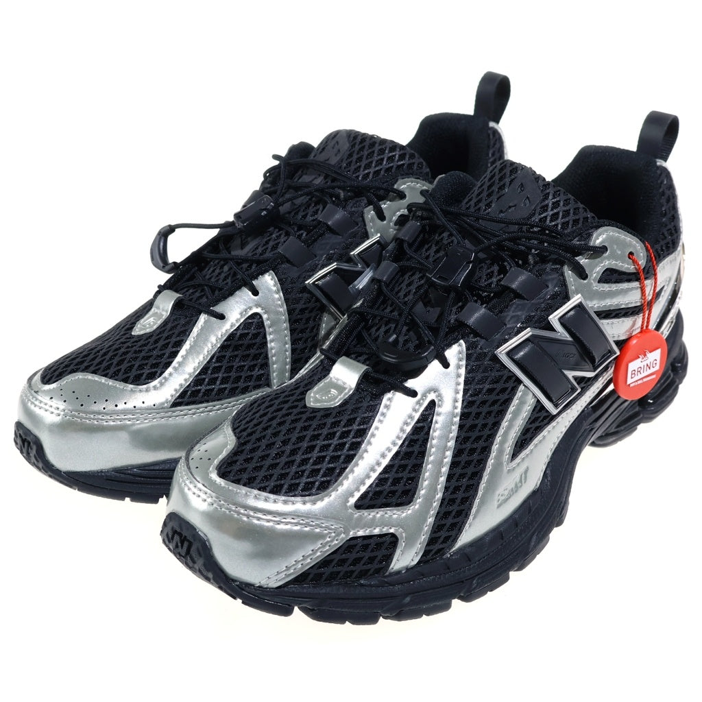 New Balance(ニューバランス) ×The Basement メッシュ ローカットスニーカー ブラック/シルバー US8/26cm M1906RBS