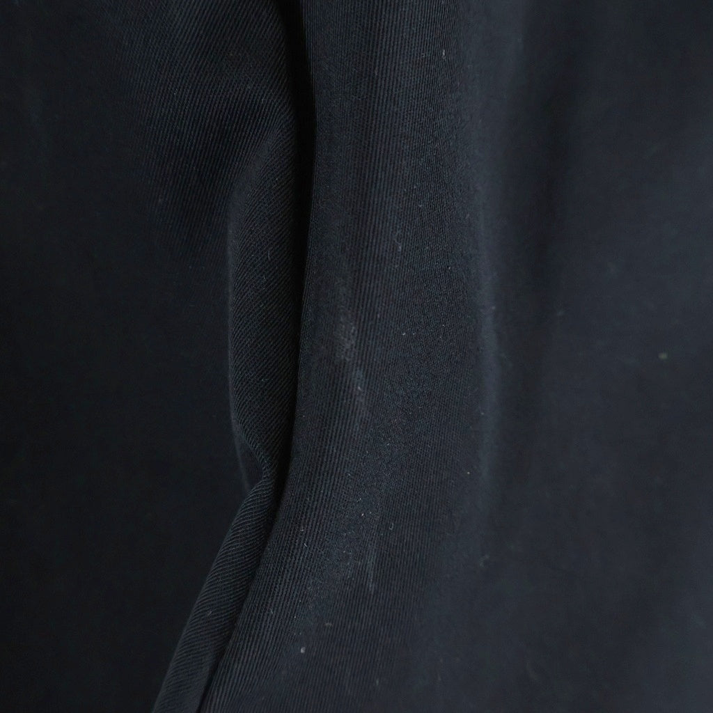 HYKE(ハイク) TASLAN WIDE LEG PANTS タスラン ワイドレッグ ロングパンツ イージーパンツ ブラック 241-13293