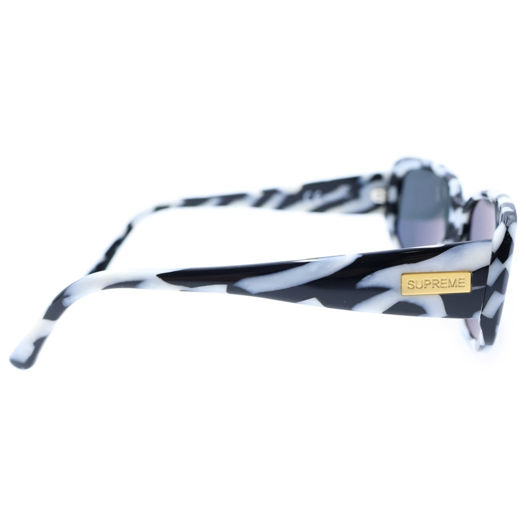 SUPREME(シュプリーム) Royce Sunglasses Zebra ロイス サングラス ゼブラ アイウェア ブラック/ホワイト