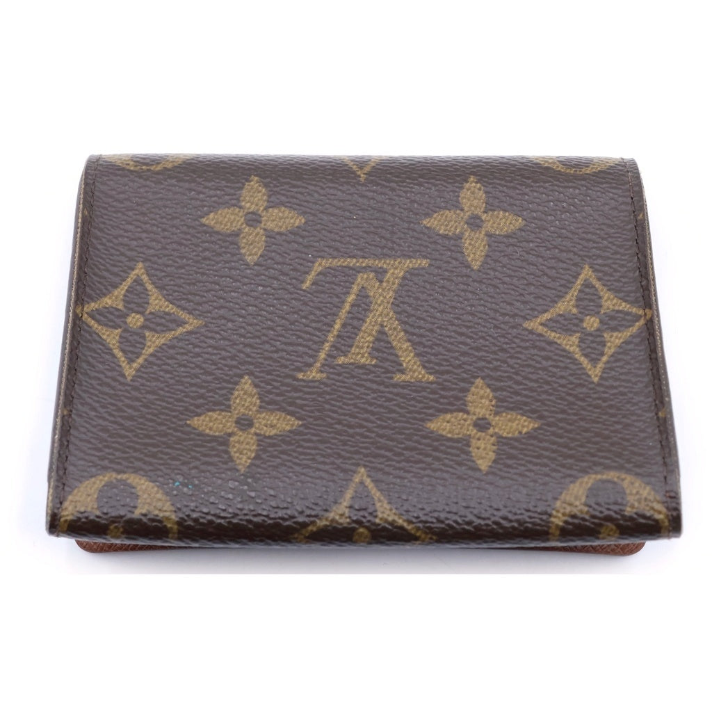 LOUIS VUITTON(ルイヴィトン) アンヴェロップ・カルト ドゥ ヴィジット モノグラム カードケース ブラウン レディース