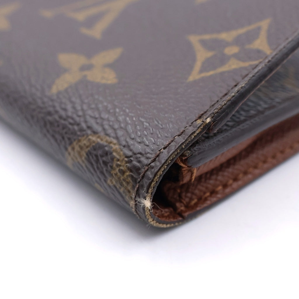 LOUIS VUITTON(ルイヴィトン) アンヴェロップ・カルト ドゥ ヴィジット モノグラム カードケース ブラウン レディース
