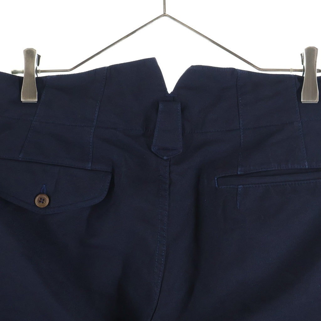 COMME des GARCONS HOMME PLUS(コムデギャルソンオムプリュス) 13AW ツリーオブユース期 ジップフライ ポリエステル縮絨 七分丈 ショートパンツ ショーツ ブラック PL-P021