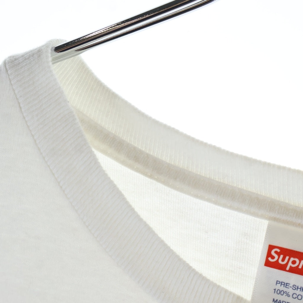 SUPREME(シュプリーム) ×ANTIHERO Dog Tee アンタイヒーロー ドッグ フロントバックプリント クルーネック 半袖カットソー Tシャツ ホワイト/ブルー