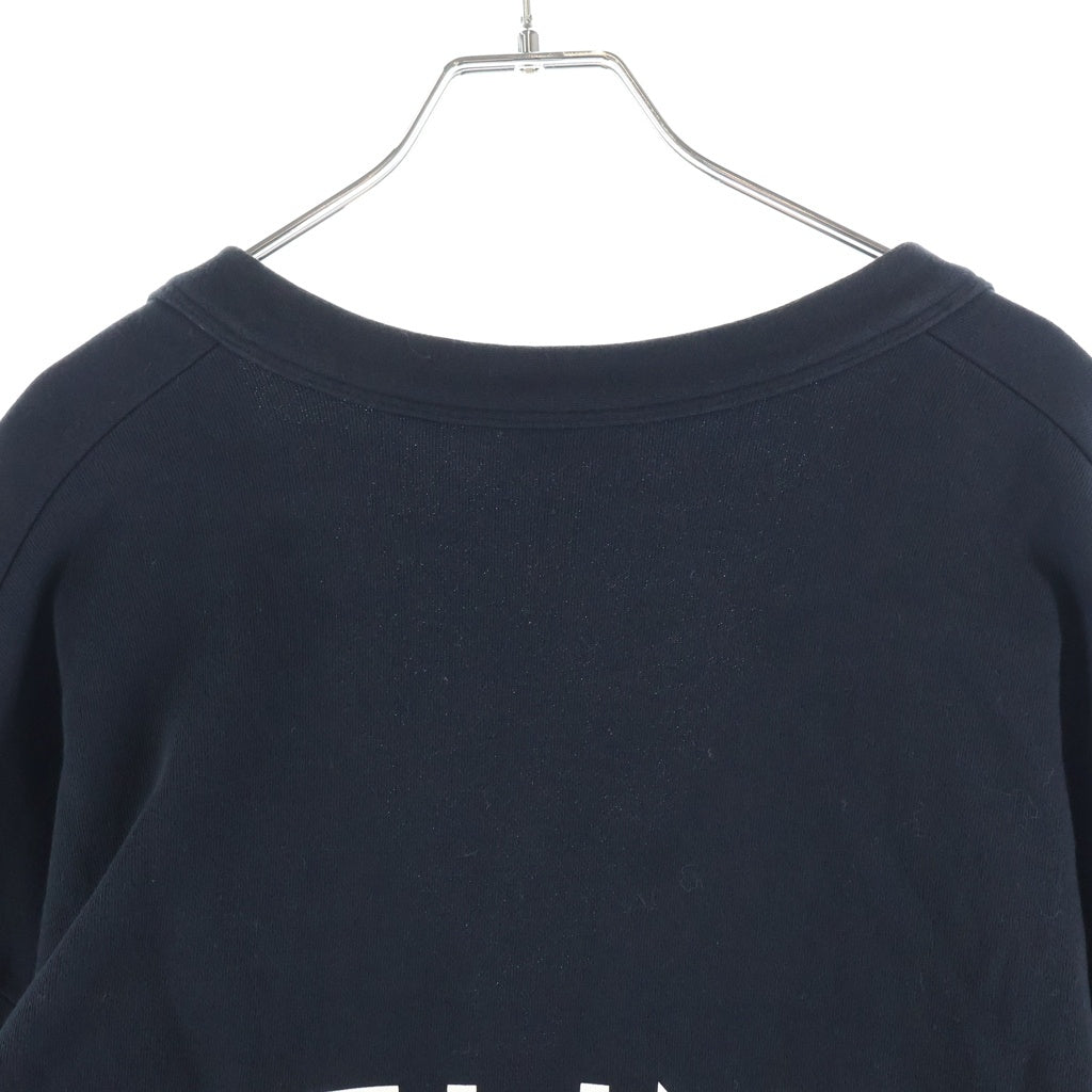 CELINE(セリーヌ) 22SS Oversized Cardigan In Cotton Fleece バックロゴ コットン カーディガン ブラック 2Y672670Q