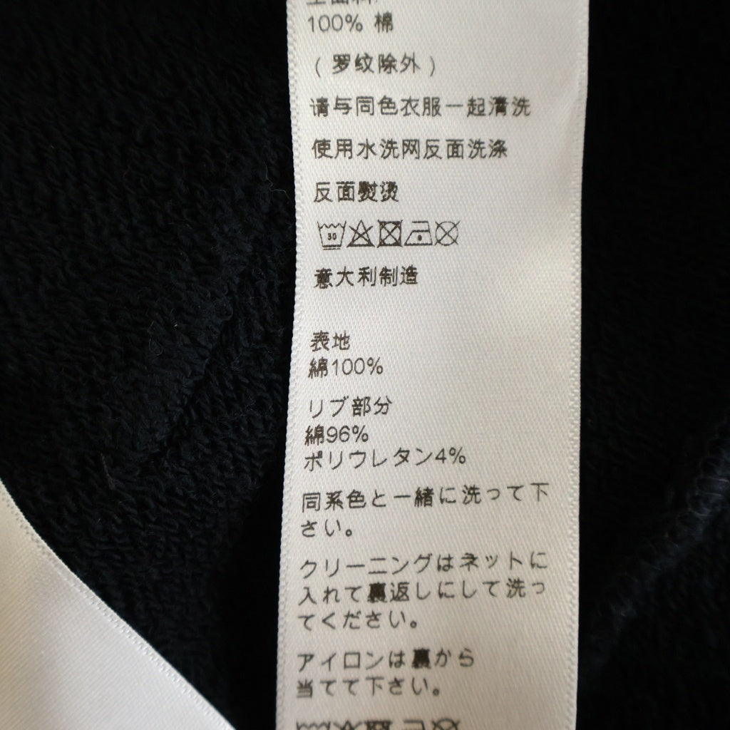 CELINE(セリーヌ) 22SS Oversized Cardigan In Cotton Fleece バックロゴ コットン カーディガン ブラック 2Y672670Q