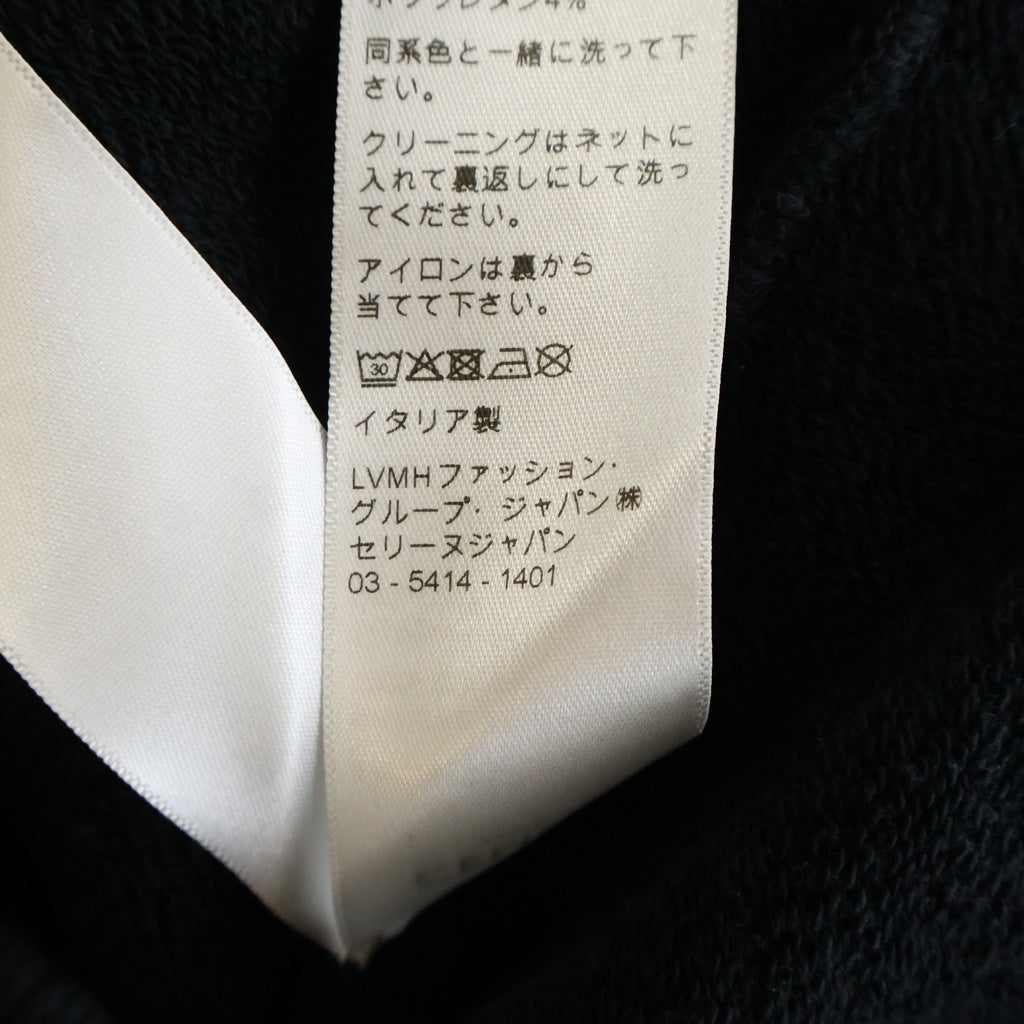 CELINE(セリーヌ) 22SS Oversized Cardigan In Cotton Fleece バックロゴ コットン カーディガン ブラック 2Y672670Q