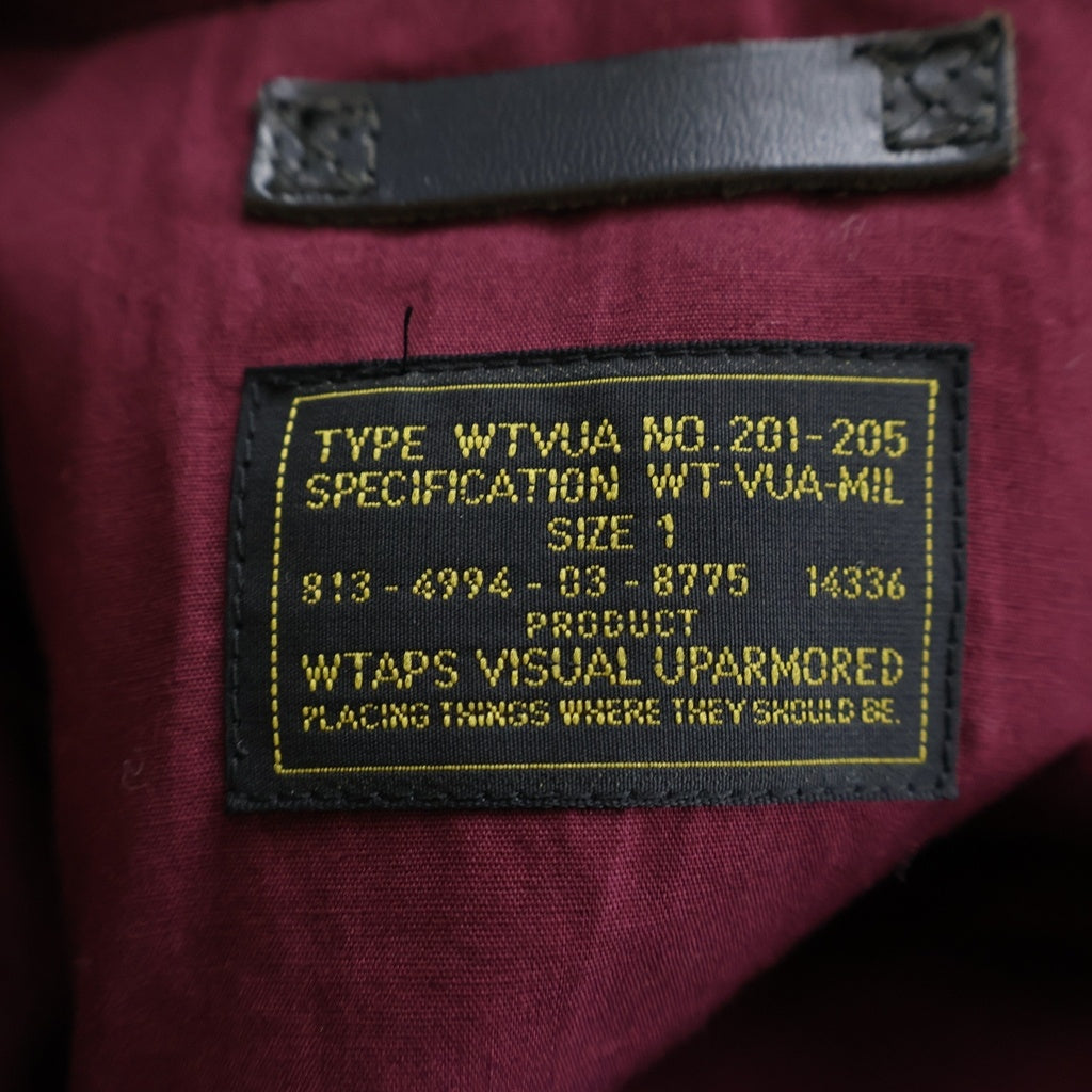 WTAPS(ダブルタップス) 12AW A-2 ラムレザー ジップアップ ジャケット ブラウン 122SPDT-JKM02