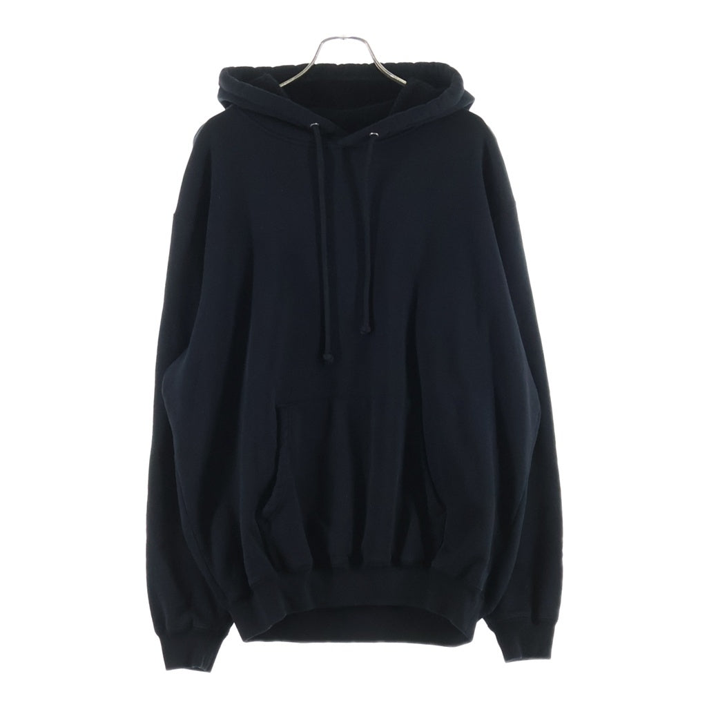 AURALEE(オーラリー) 24AW SMOOTH SOFT SWEAT PARKA スムースソフト スウェット プルオーバーパーカー ブラック A24AP01TU