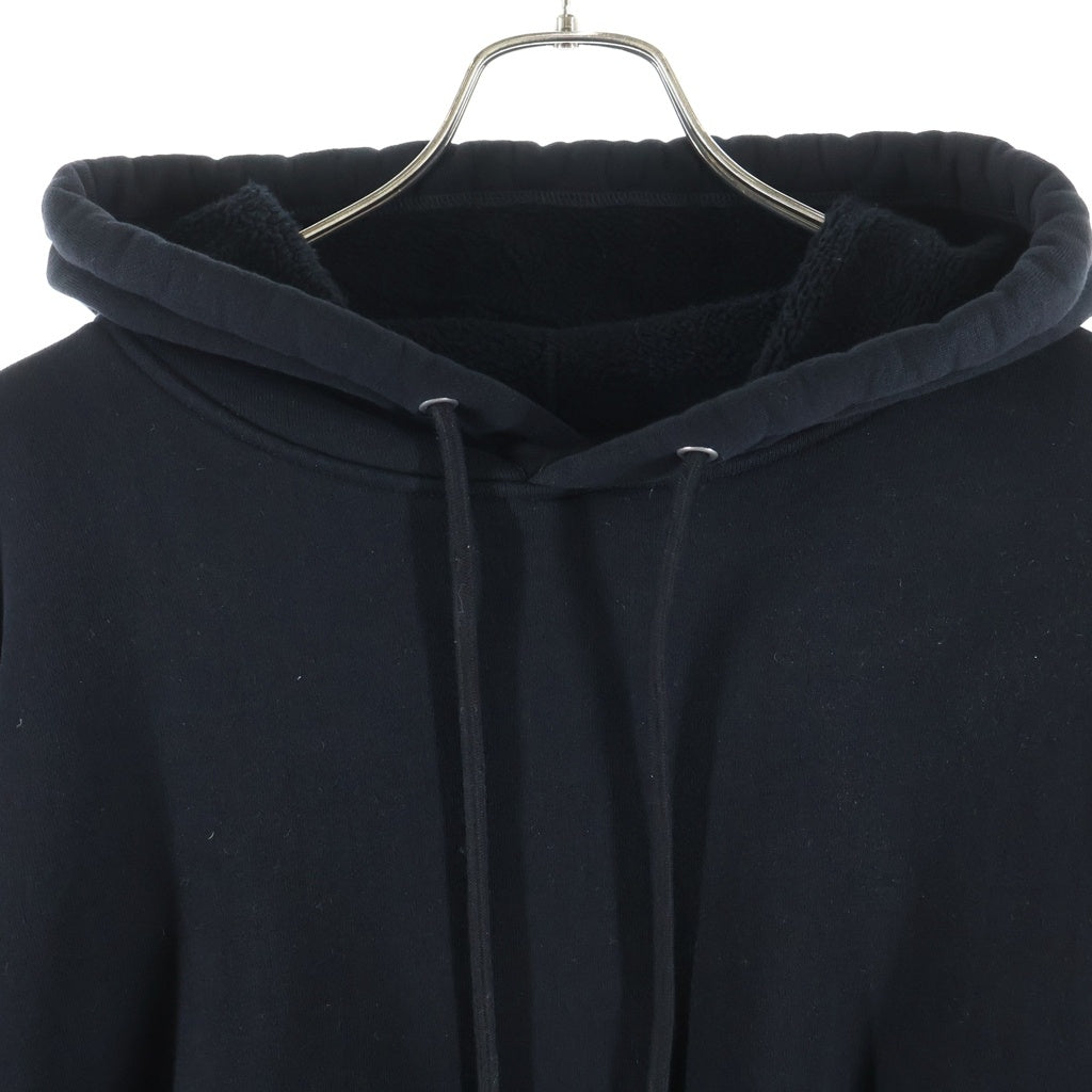 AURALEE(オーラリー) 24AW SMOOTH SOFT SWEAT PARKA スムースソフト スウェット プルオーバーパーカー ブラック A24AP01TU