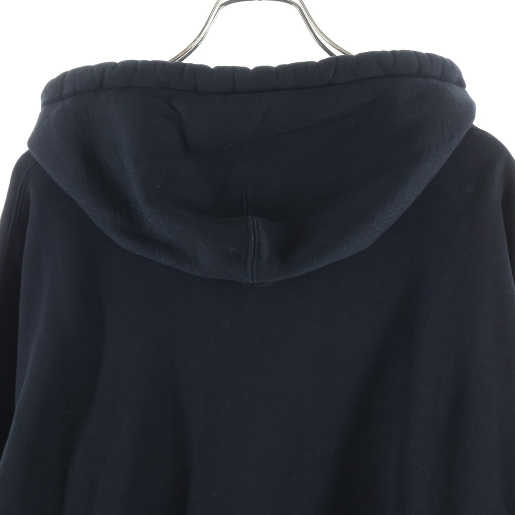 AURALEE(オーラリー) 24AW SMOOTH SOFT SWEAT PARKA スムースソフト スウェット プルオーバーパーカー ブラック A24AP01TU
