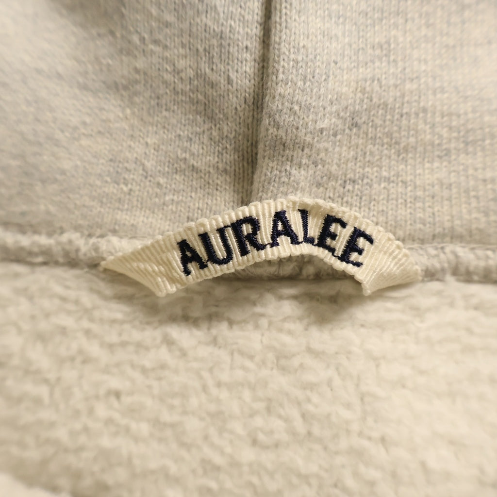 AURALEE(オーラリー) 22AW HIGH COUNT HEAVY SWEAT PARKA ハイカウント ヘビー フーデッド スウェットシャツ プルオーバーパーカー グレー A22AP01HU