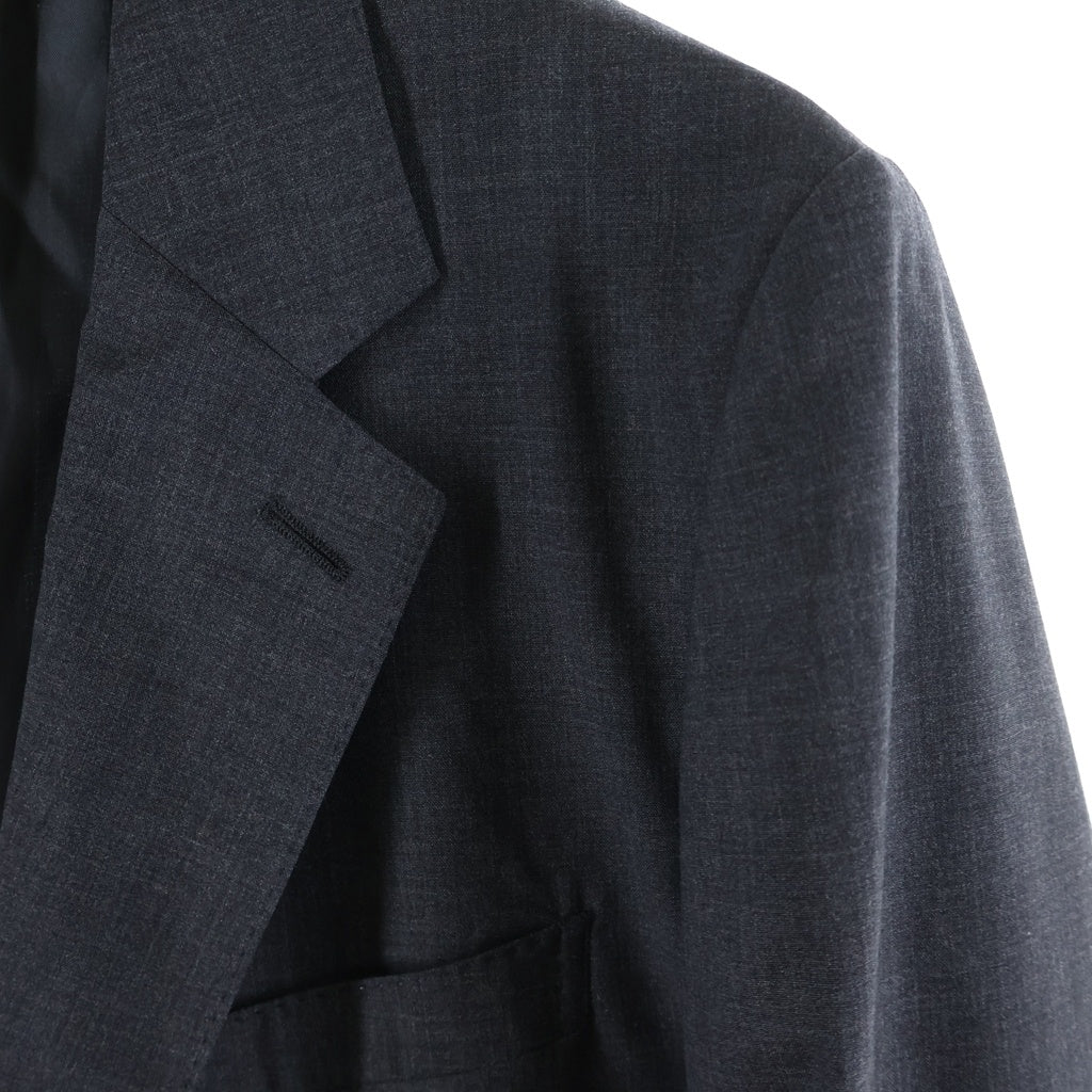 AURALEE(オーラリー) 23SS SUPER FINE TROPICAL WOOL JACKET スーパーファイントロピカル ボタンフライ テーラードジャケット グレー A23SJ02WT
