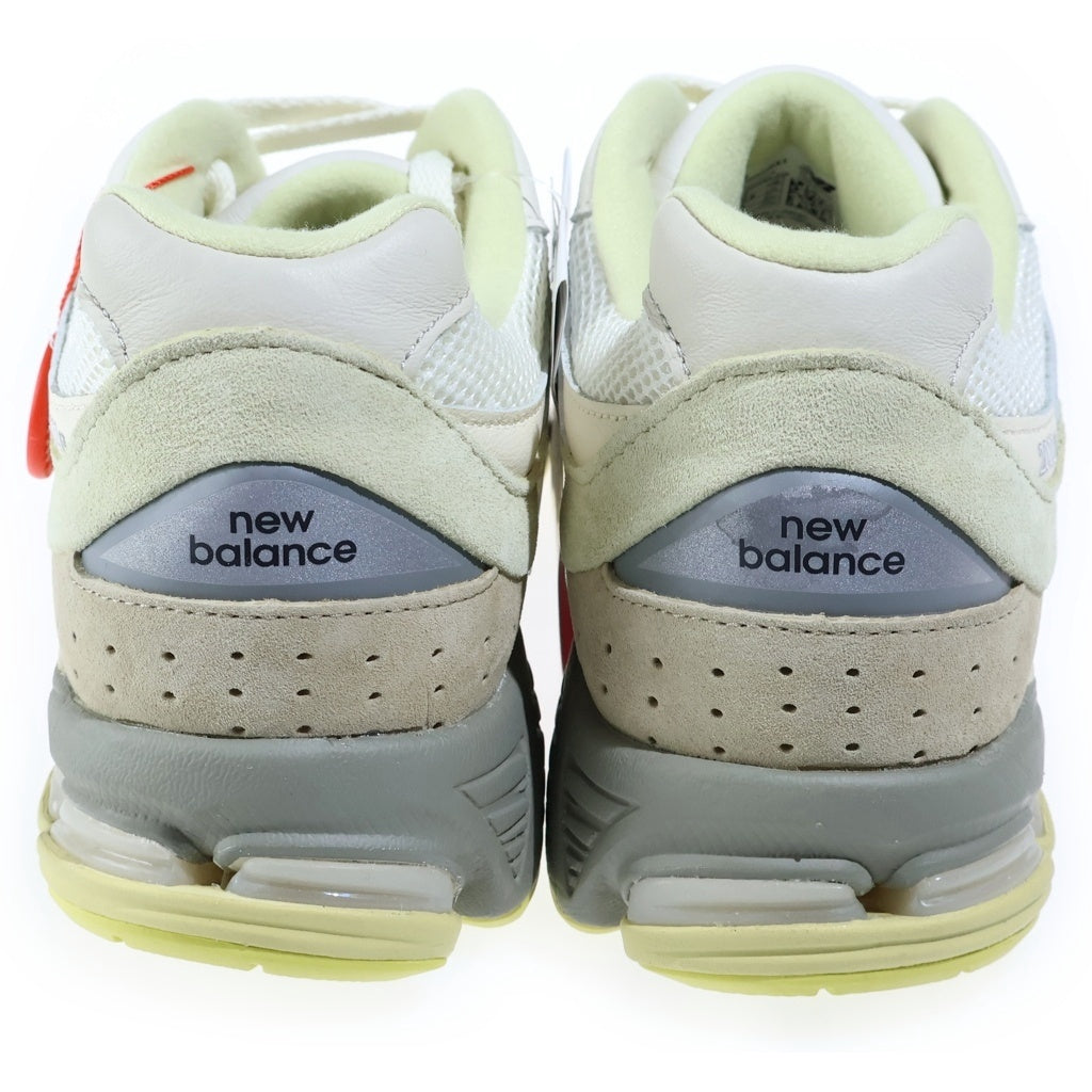 New Balance(ニューバランス) ×AURALEE オーラリー スウェード メッシュ ローカットスニーカー ホワイト US11/29cm M2002RA1