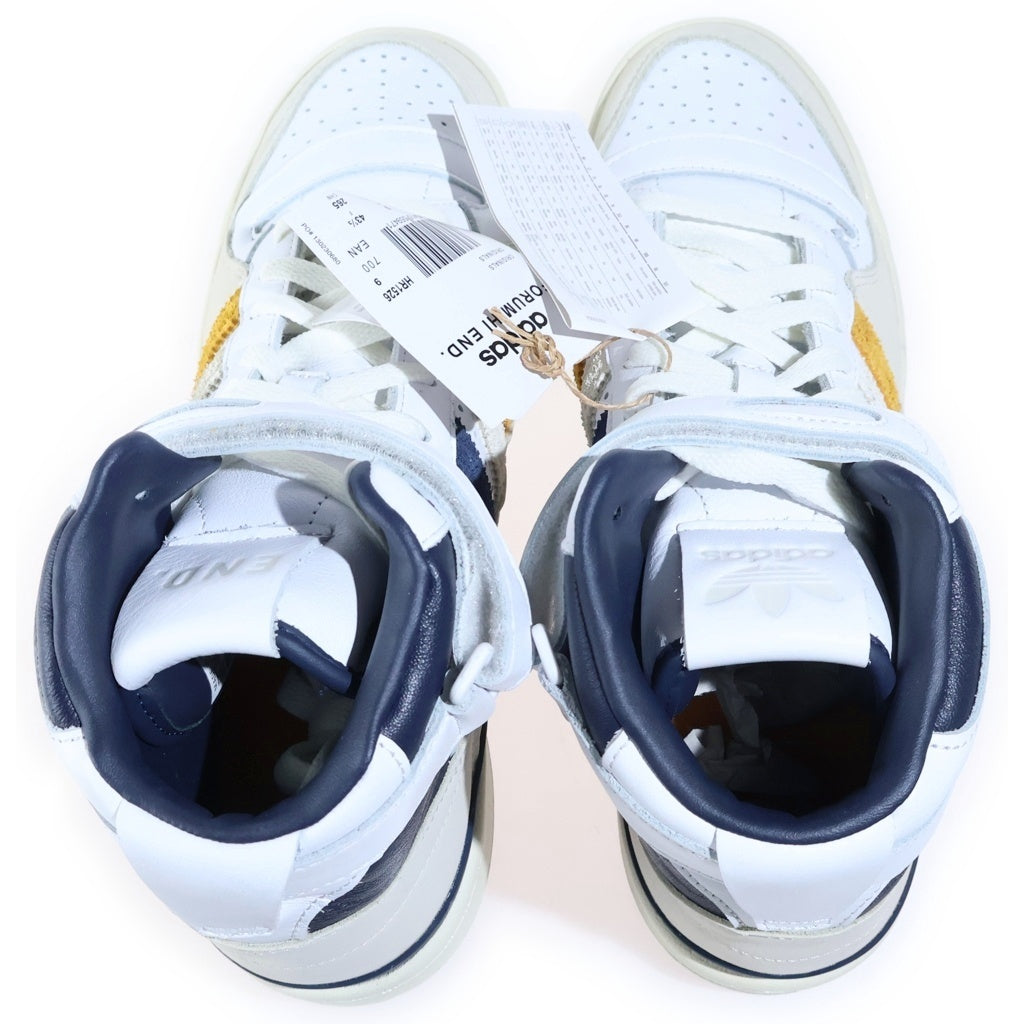 adidas(アディダス) ×END VARSITY FORUM HI エンド フォーラム バーシティ ハイカットスニーカー ホワイト US9.5/27.5cm HR1526