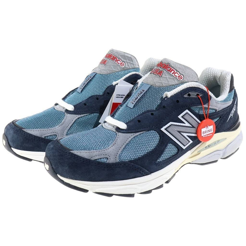 New Balance(ニューバランス) M990TE3 990V3 メッシュ ローカットスニーカー ネイビー US9/27cm
