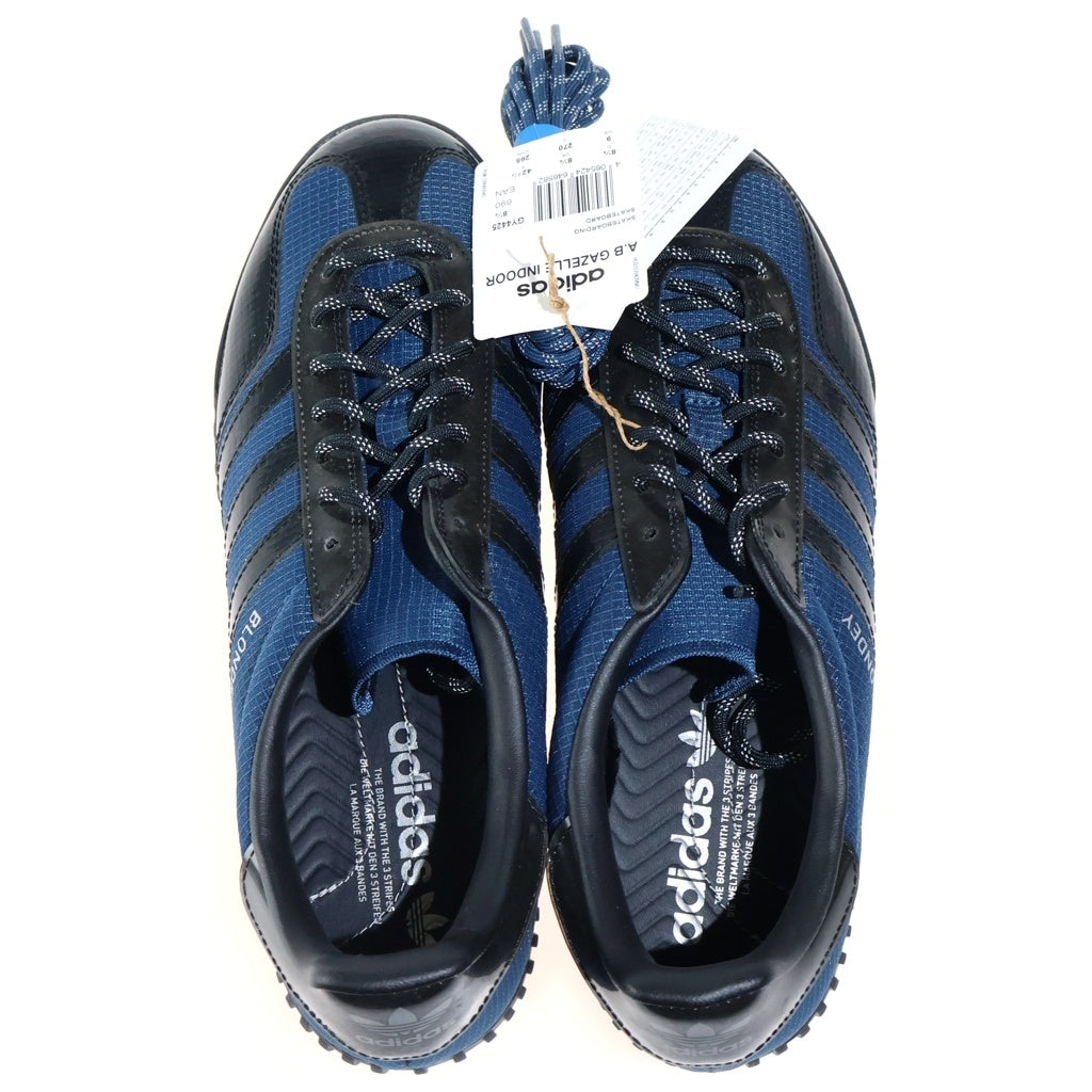 adidas(アディダス) ×Blondey GAZELLE INDOOR ブロンディ ガゼル インドア ローカットスニーカー ブルー US9/27cm GY4425