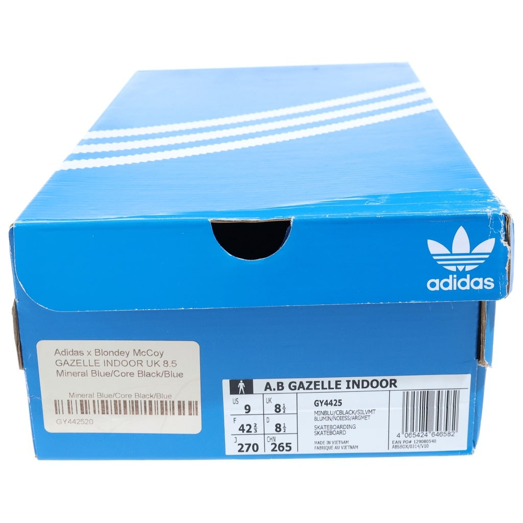 adidas(アディダス) ×Blondey GAZELLE INDOOR ブロンディ ガゼル インドア ローカットスニーカー ブルー US9/27cm GY4425
