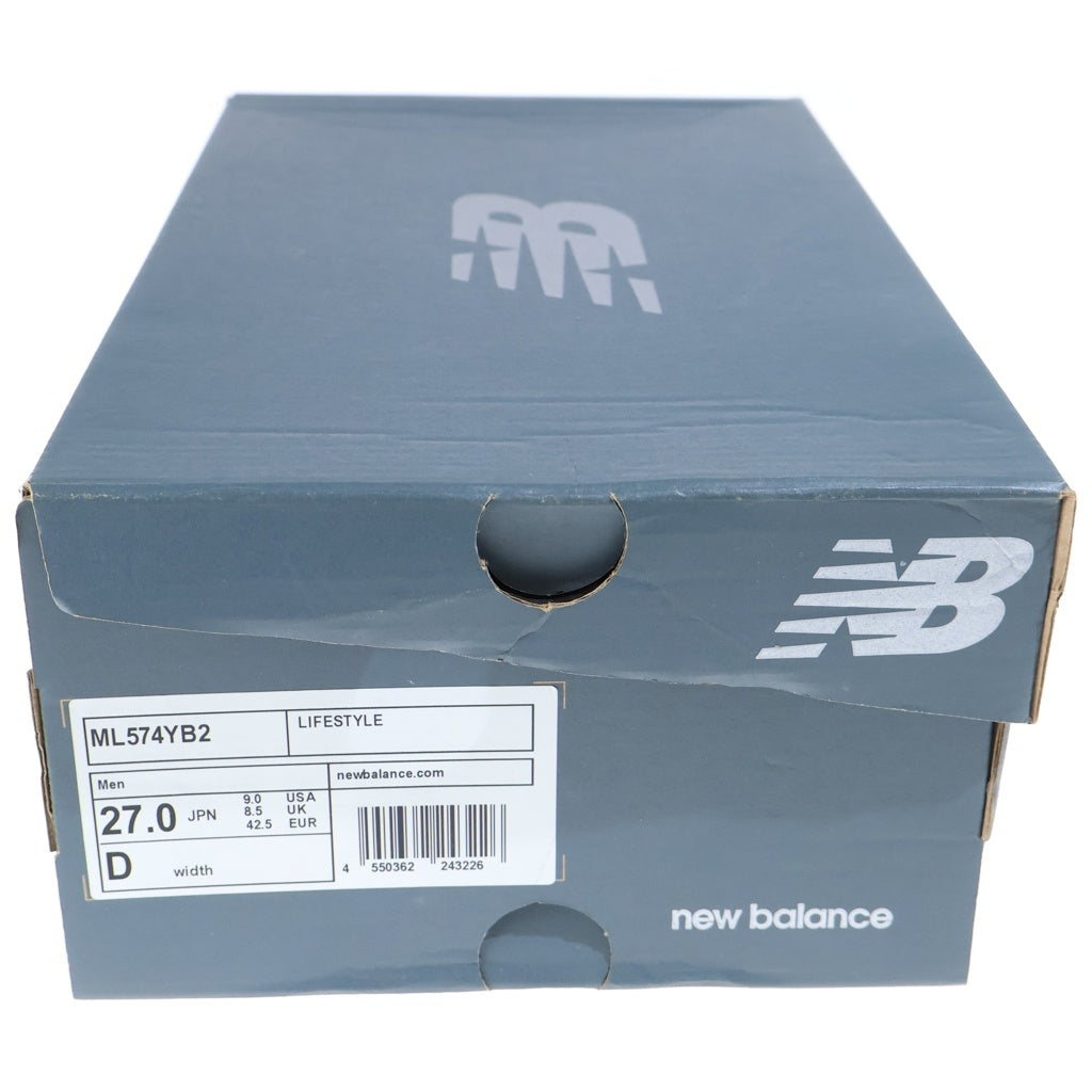 New Balance(ニューバランス) ×BILLY'S ML574YB2 574 TOKYO LIMITED ビリーズ トウキョウリミテッド ローカットスニーカー ブラウン US9/27cm