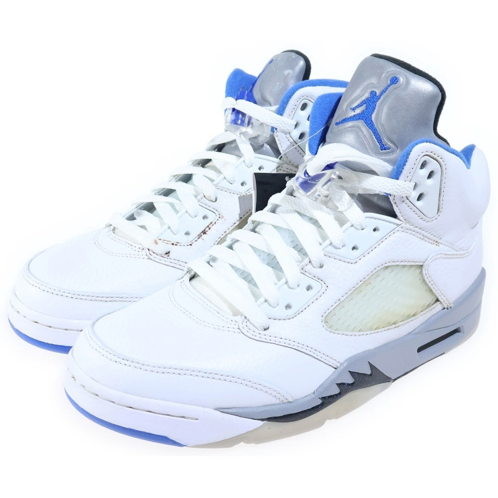 NIKE(ナイキ) AIR JORDAN 5 STEALTH 2.0 エアジョーダン5 ステルス ハイカットスニーカー ホワイト US9/27cm DD0587-140