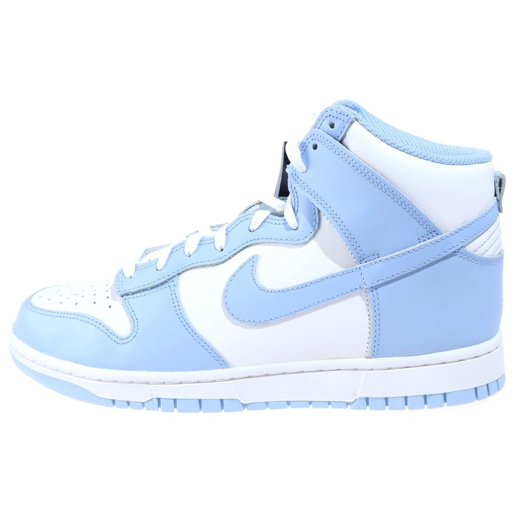 NIKE(ナイキ) WMNS DUNK HIGH ALUMINIUM ウィメンズ ダンク アルミニウム ハイカットスニーカー ホワイト/ブルー US10.5/27.5cm DD1869-107 レディース