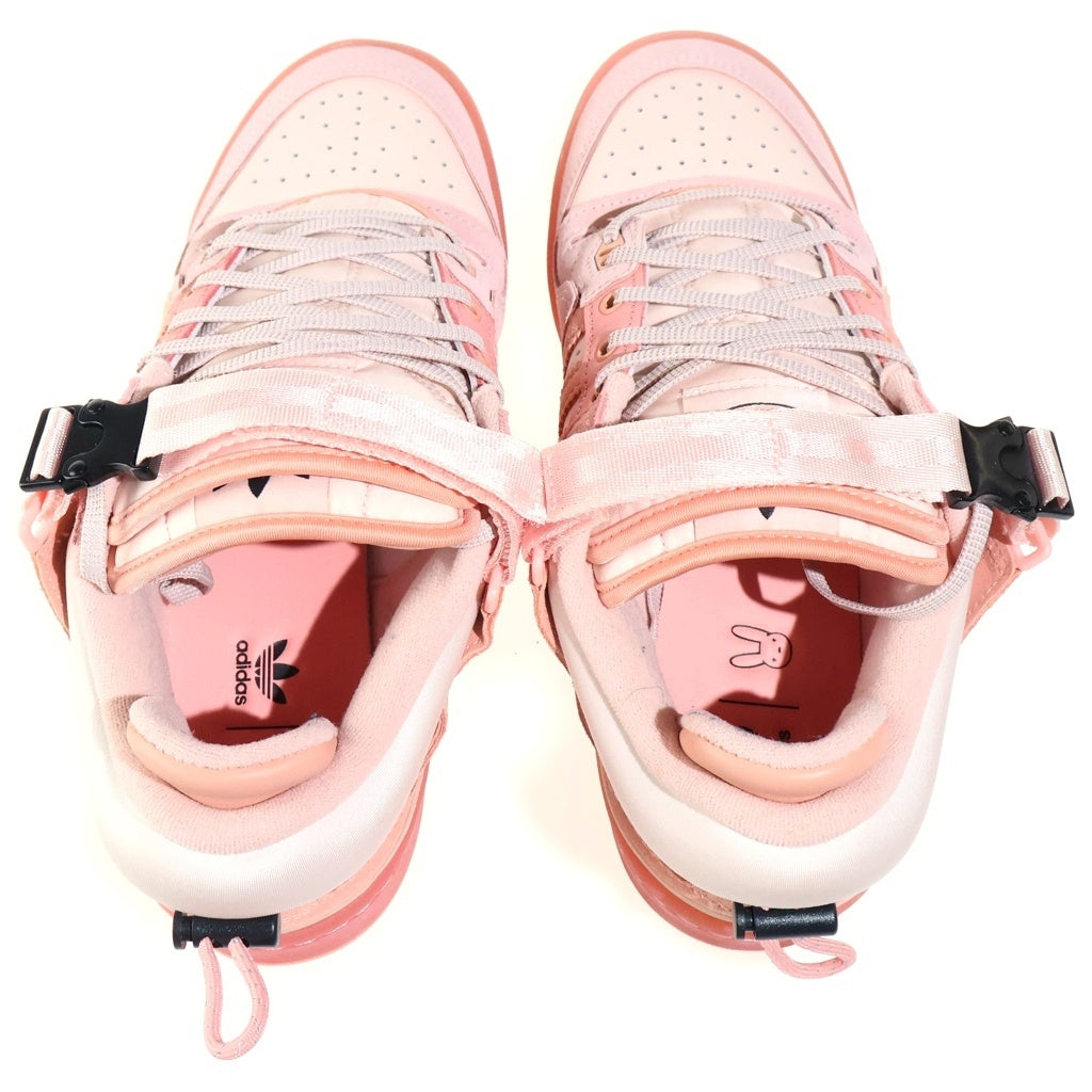 adidas(アディダス) ×Bad Bunny FORUM LOW バッドバニー フォーラム ローカットスニーカー ピンク US8.5/26.5cm GW0265
