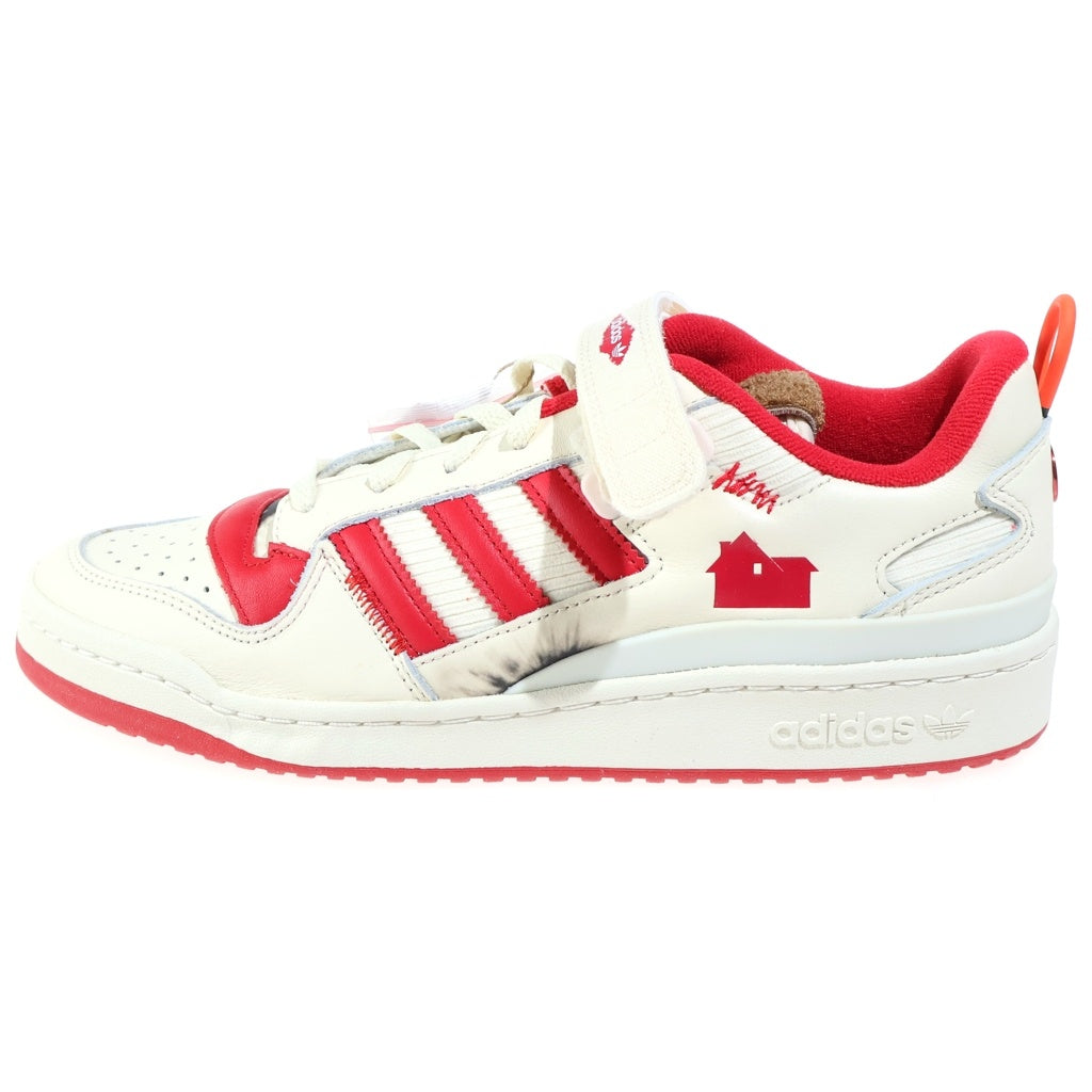 adidas(アディダス) ×Home Alone FORUM LOW ホームアローン フォーラム ローカットスニーカー ホワイト US9.5/27.5cm GZ4378