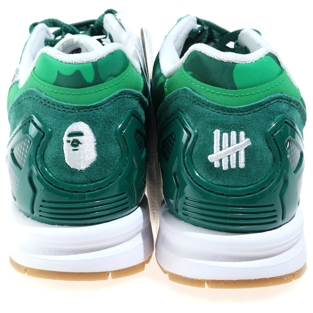 adidas(アディダス) ×A BATHING APE ×UNDEFEATED ZX8000 アベイシングエイプ アンディフィーテッド ローカットスニーカー グリーン US8.5/26.5cm FY8851