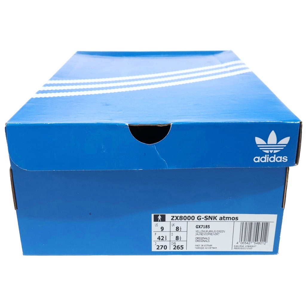 adidas(アディダス) ×atmos ZX 8000 G-SNK BRAZIL アトモス ブラジル ローカットスニーカー マルチ US9/27cm GX7185