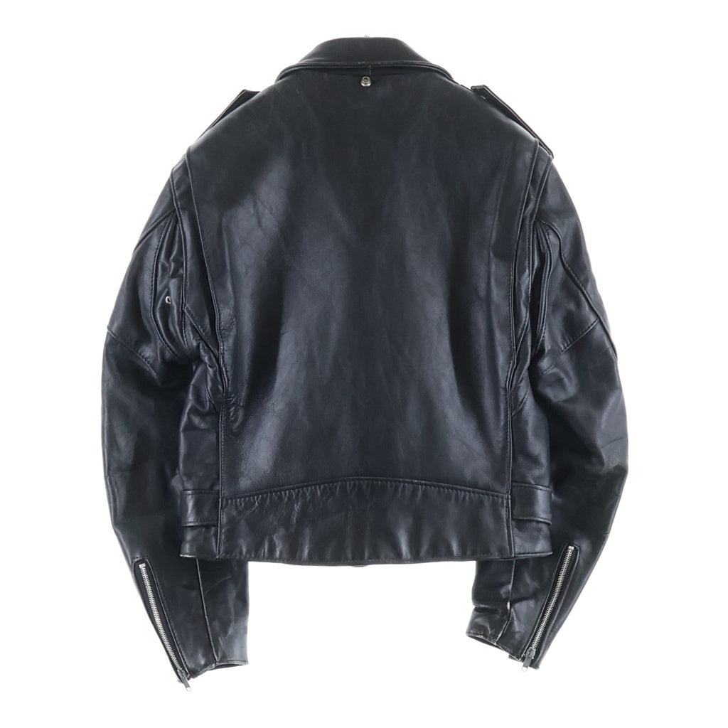 SCHOTT(ショット) 80-90S VINTAGE ヴィンテージ バイカータグ後期 レザー ダブルライダースジャケット ブラック