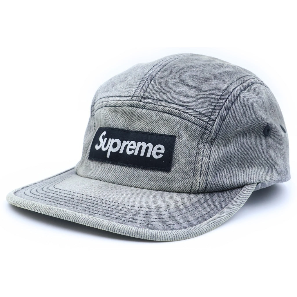 SUPREME(シュプリーム) 25AW Denim Camp Cap Washed Black ウォッシュド加工 デニム キャンプキャップ 帽子 ブラック