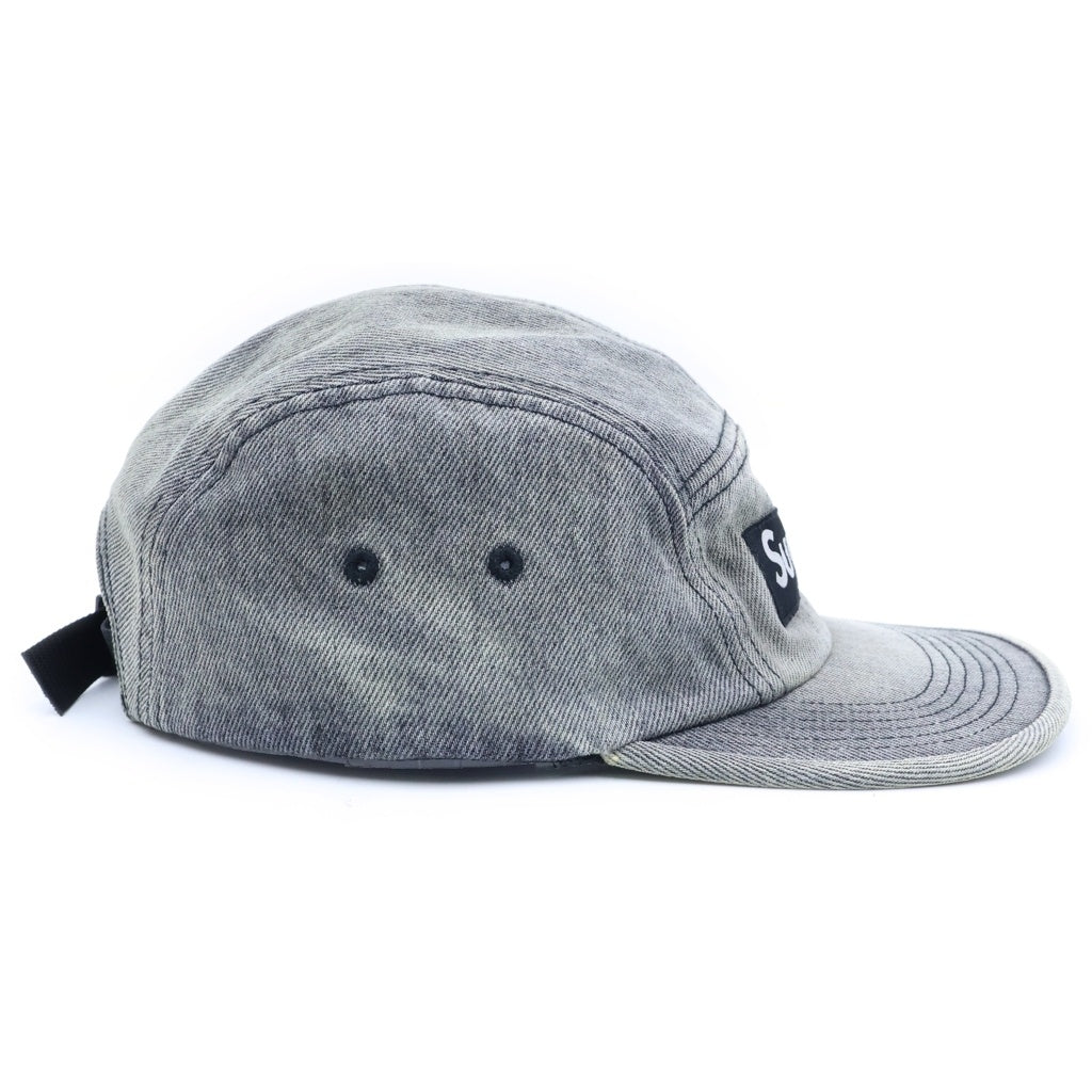 SUPREME(シュプリーム) 25AW Denim Camp Cap Washed Black ウォッシュド加工 デニム キャンプキャップ 帽子 ブラック