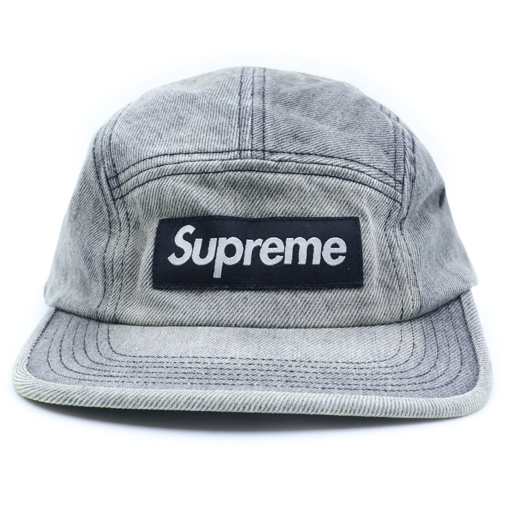 SUPREME(シュプリーム) 25AW Denim Camp Cap Washed Black ウォッシュド加工 デニム キャンプキャップ 帽子 ブラック
