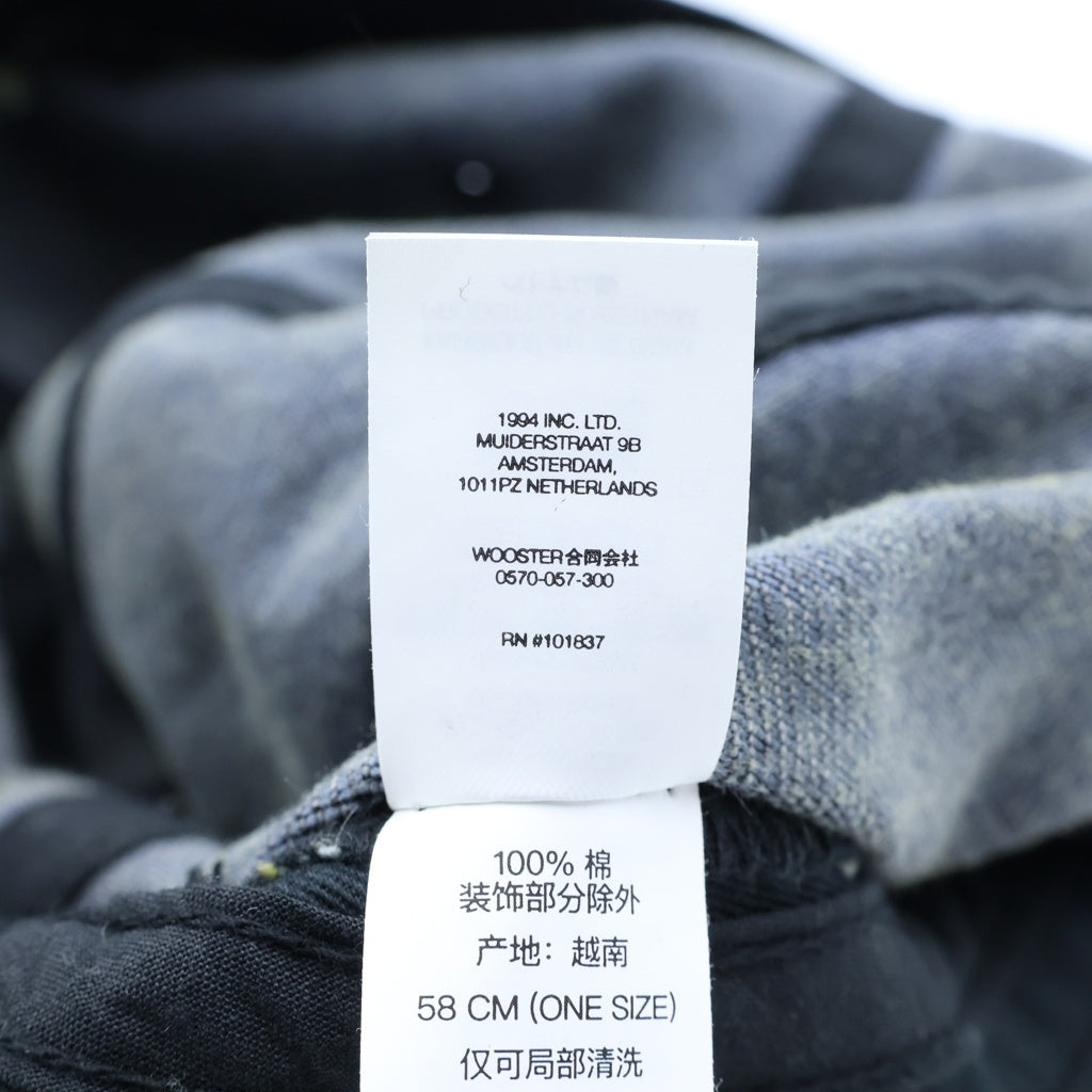 SUPREME(シュプリーム) 25AW Denim Camp Cap Washed Black ウォッシュド加工 デニム キャンプキャップ 帽子 ブラック