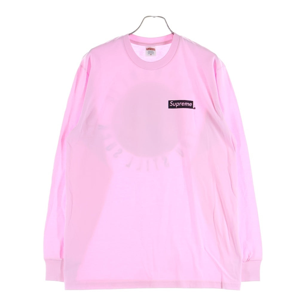 SUPREME(シュプリーム) 26AW You Still Suck L/S Tee ユースティルサック ロゴプリント 長袖Tシャツ カットソー ピンク