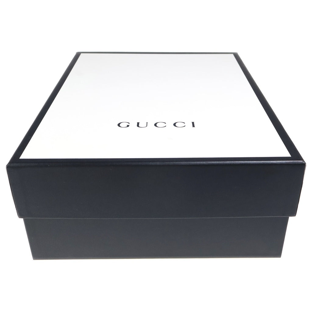 GUCCI(グッチ) ライトン ロゴ レザー スニーカー アイボリー #7.5 500877