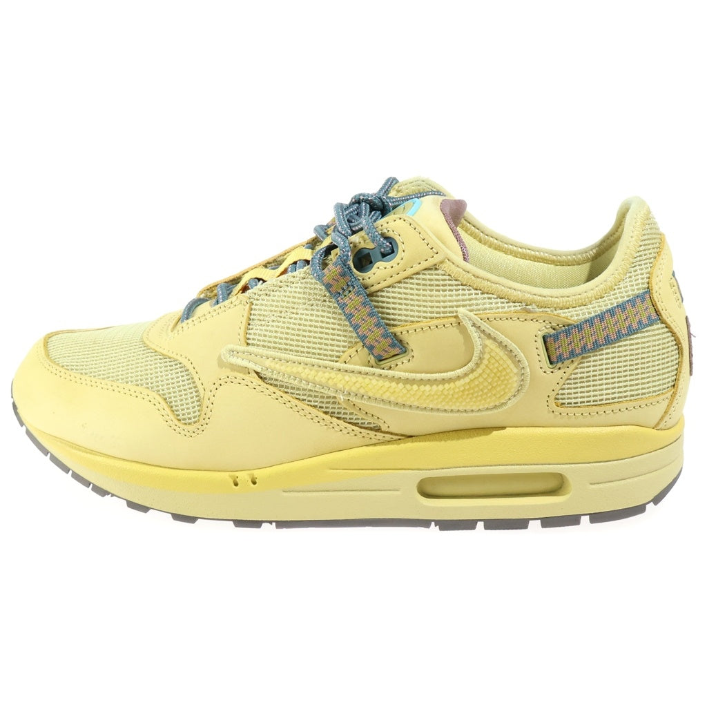 NIKE(ナイキ) ×TRAVIS SCOTT AIR MAX 1 CACT.US GOLD トラヴィススコット エアマックス1 カクタスゴールド ローカットスニーカー イエロー US9.5/27.5cm DO9392-700