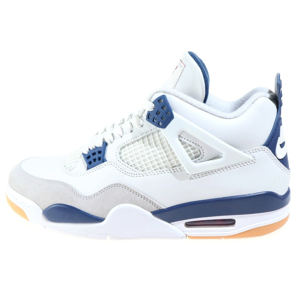 NIKE SB(ナイキエスビー) AIR JORDAN 4 RETRO SP エアジョーダン4 レトロ ローカットスニーカー ホワイト/ブルー US9.5/27.5cm DR5415-100