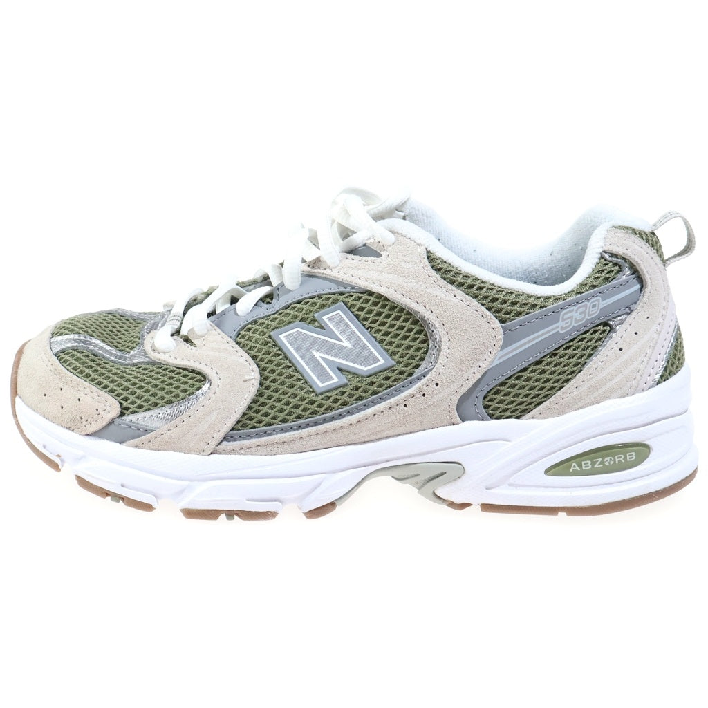 New Balance(ニューバランス) MR530GA メッシュスウェード ローカットスニーカー カーキ/ベージュ US6.5/24.5cm レディース