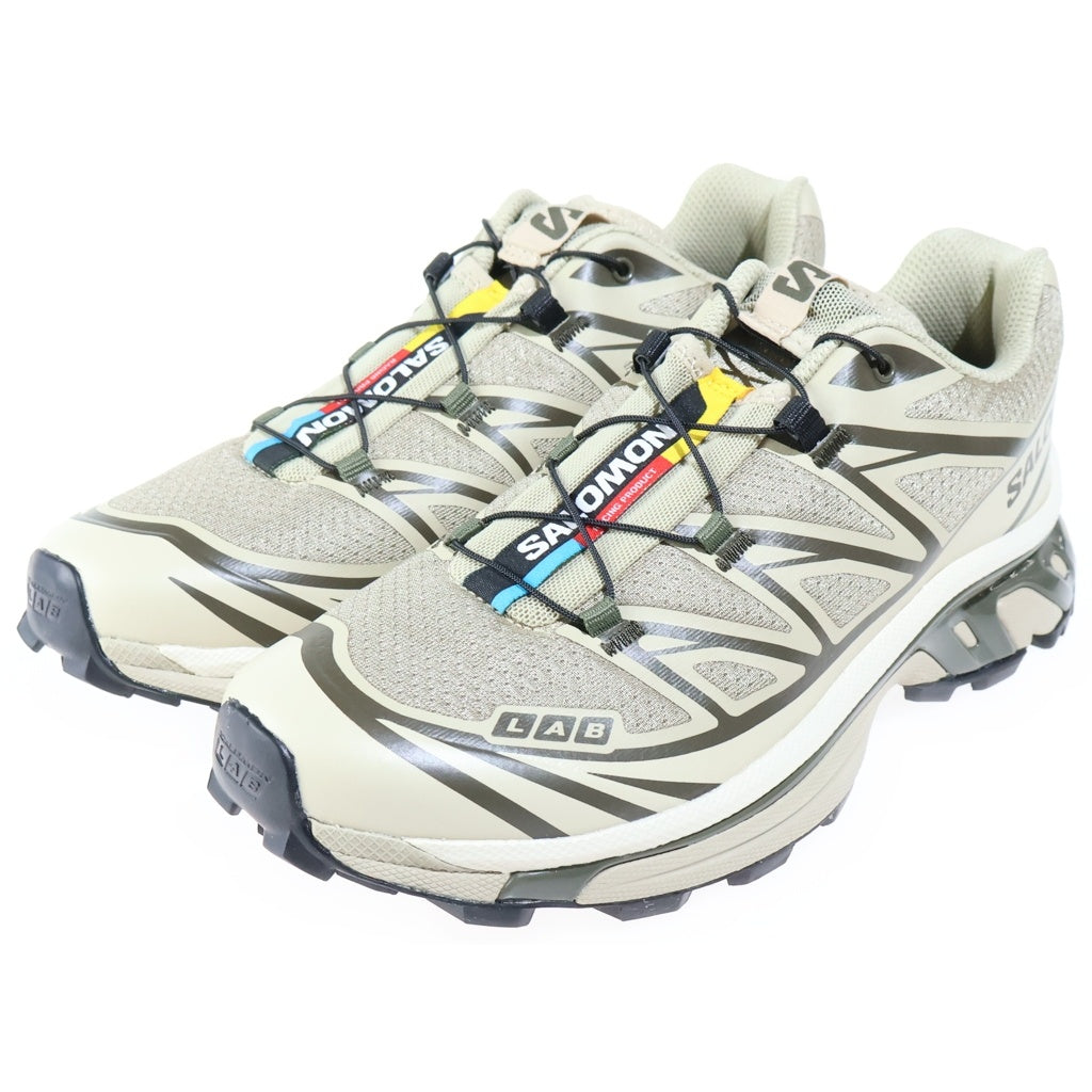 SALOMON(サロモン) XT-6 ドローコード ローカットスニーカー ベージュ US7.5/24.5cm 479898 レディース