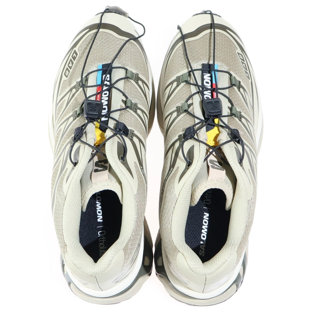 SALOMON(サロモン) XT-6 ドローコード ローカットスニーカー ベージュ US7.5/24.5cm 479898 レディース