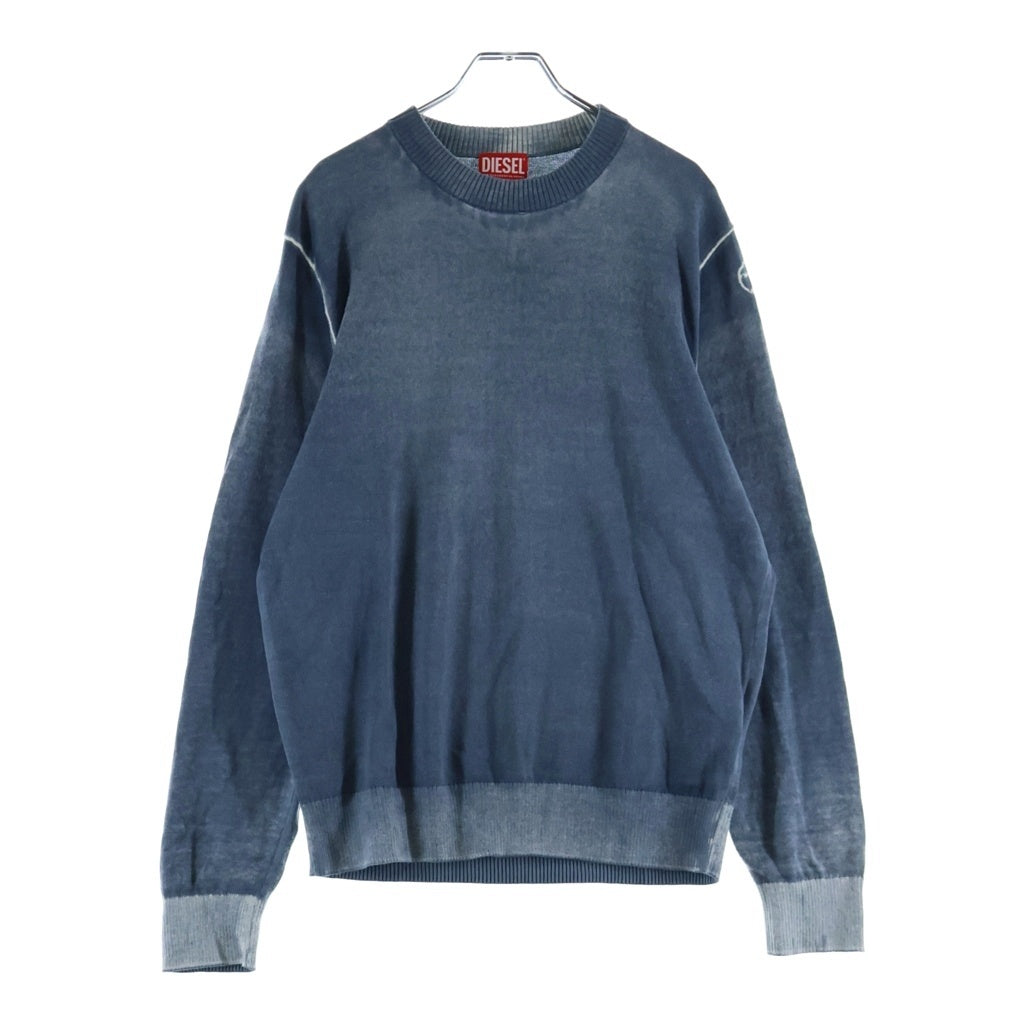 DIESEL(ディーゼル) K-LARENCE-B 長袖クルーネック ニット セーター ブルー A11187