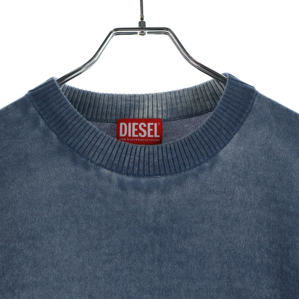 DIESEL(ディーゼル) K-LARENCE-B 長袖クルーネック ニット セーター ブルー A11187