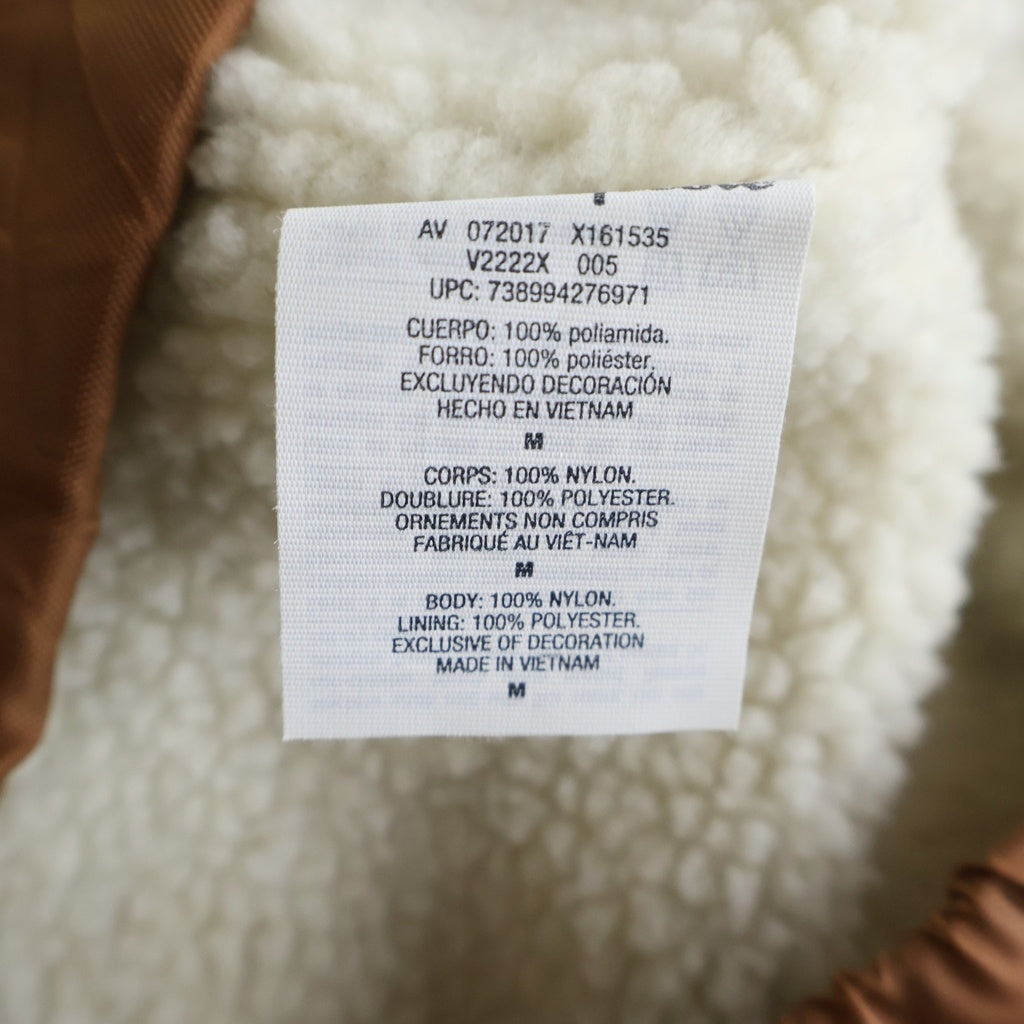 SUPREME(シュプリーム) 17AW ×Champion Sherpa Lined Hooded Jacket チャンピオン シェルパ ラインド 裏地ボア フーデッド パーカー ジャケット ブラウン