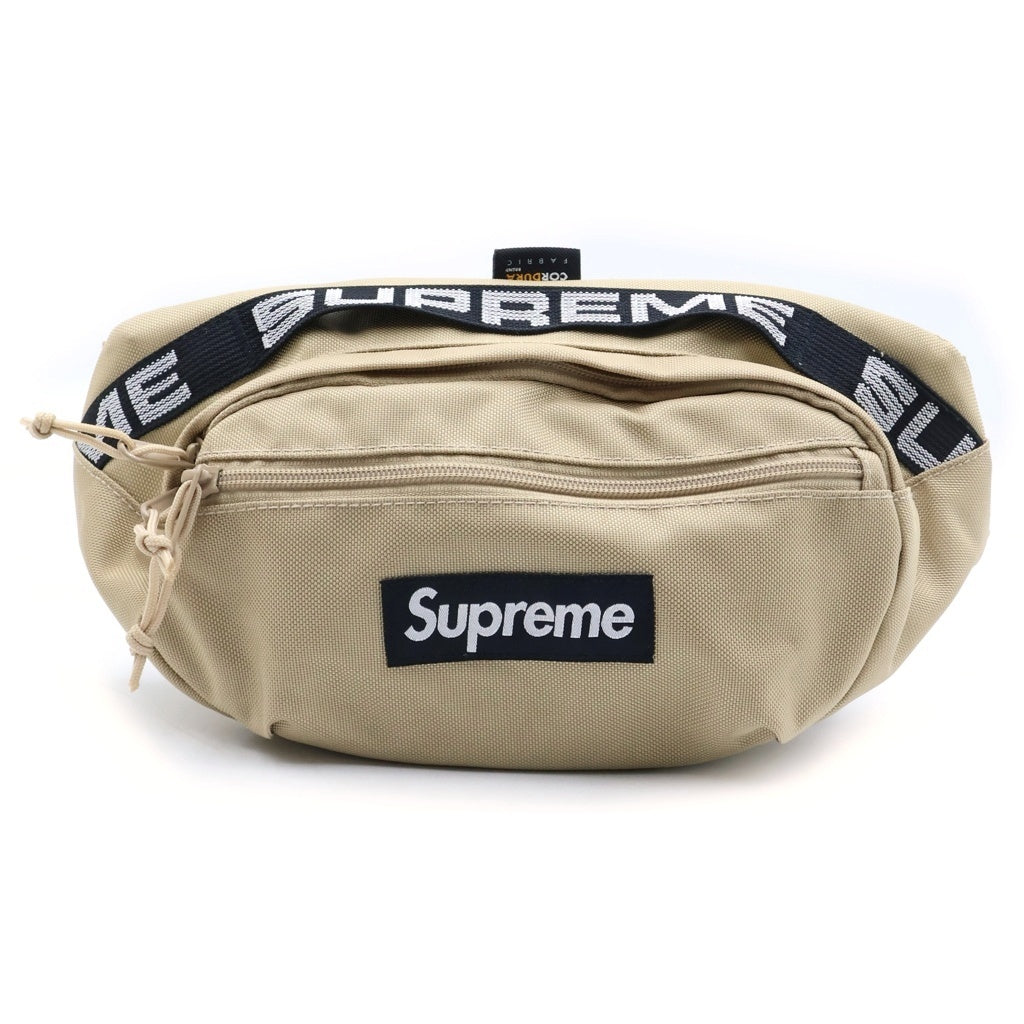 SUPREME(シュプリーム) 18SS Waist Bag Tan ウエストバッグ ボディバッグ ショルダーバッグ ベージュ レディース