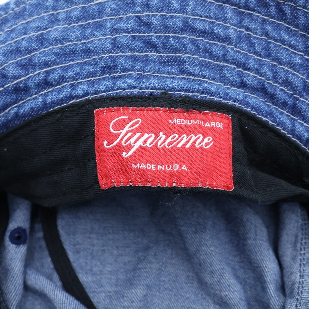 SUPREME(シュプリーム) 16SS Betty Boop Denim Crusher ベティ ブープ デニムクラッシャー キャップ バケットハット インディゴ