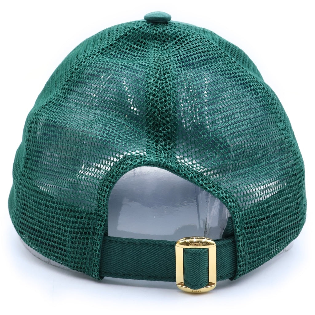 CELINE(セリーヌ) TRIOMPHE LOGO MESH CAP トリオンフロゴ メッシュキャップ 帽子 ベースボールキャップ グリーン 2AUN8969P