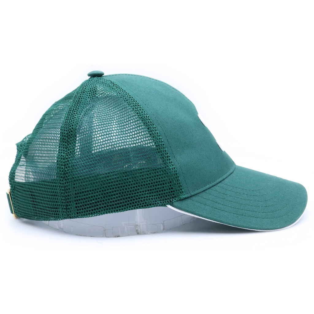 CELINE(セリーヌ) TRIOMPHE LOGO MESH CAP トリオンフロゴ メッシュキャップ 帽子 ベースボールキャップ グリーン 2AUN8969P