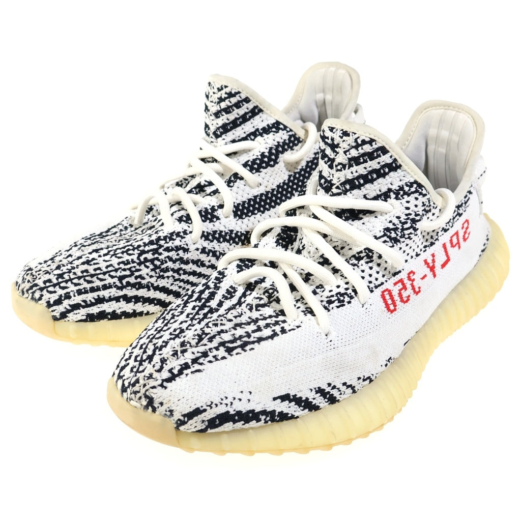 adidas(アディダス) YEEZY Boost 350 V2 Zebra イージーブースト350V2 "ゼブラ" ローカットスニーカー ホワイト #7/25.5cm CP9654""