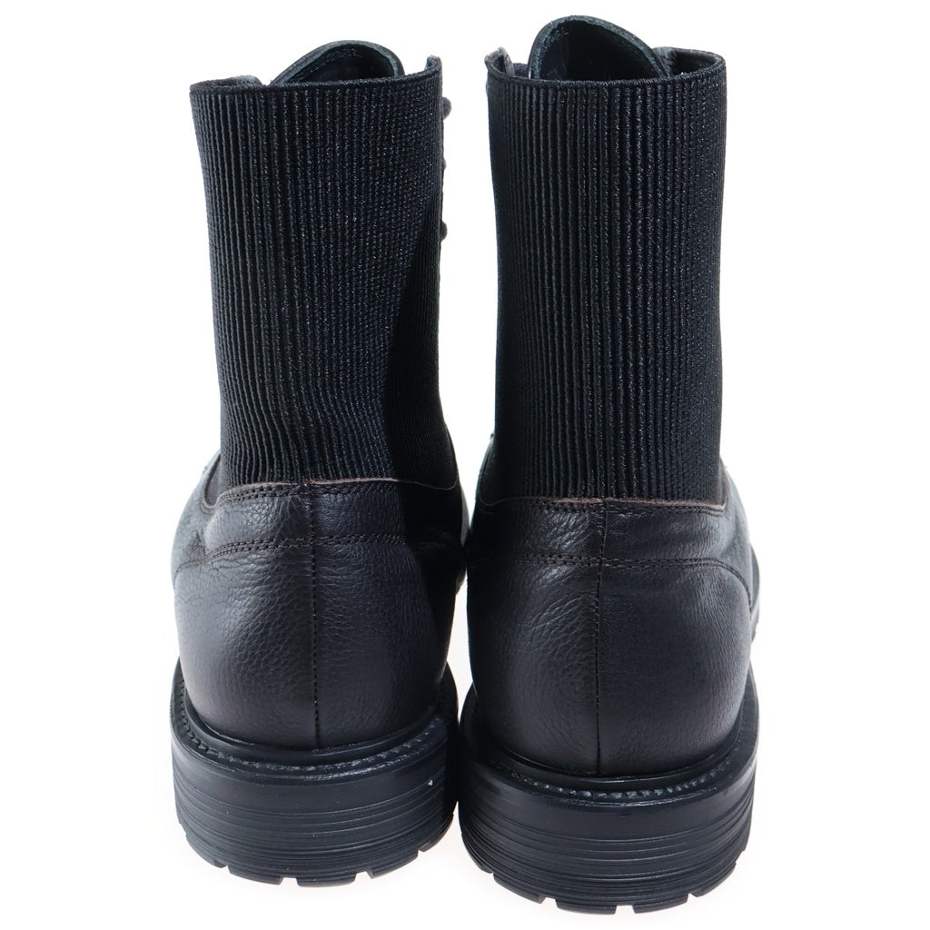 DIESEL(ディーゼル) D-ALABHAMA EC アラブハマ レザー ハイカットブーツ ブラック Y02886